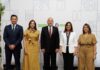 Banco BHD lanza programa Finanzas Plateadas Julián Abril, Josefina González, Fidelio Arturo Despradel, Josefina Navarro y Kirssys Abreu